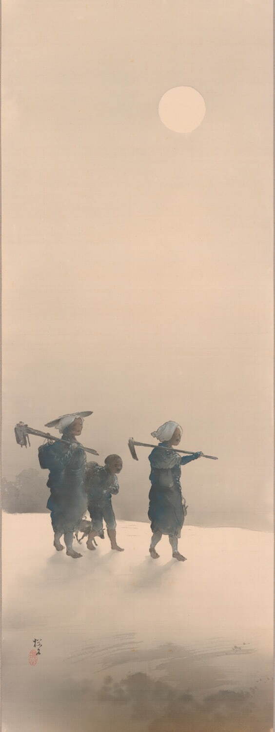 木島櫻谷 《帰農図》 大正元年(1912年) 泉屋博古館東京