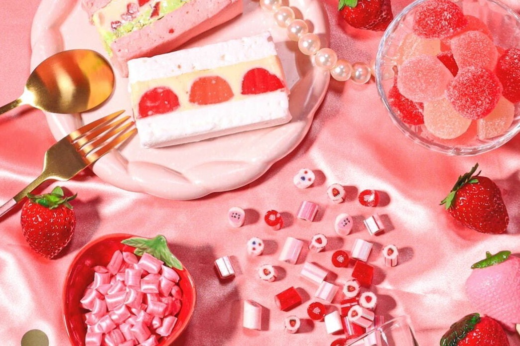 キャンディ(飴)｜パパブブレ「いちごパーティー」着想キャンディ、チョコ×マシュマロの“フルーツサンド”風スイーツも