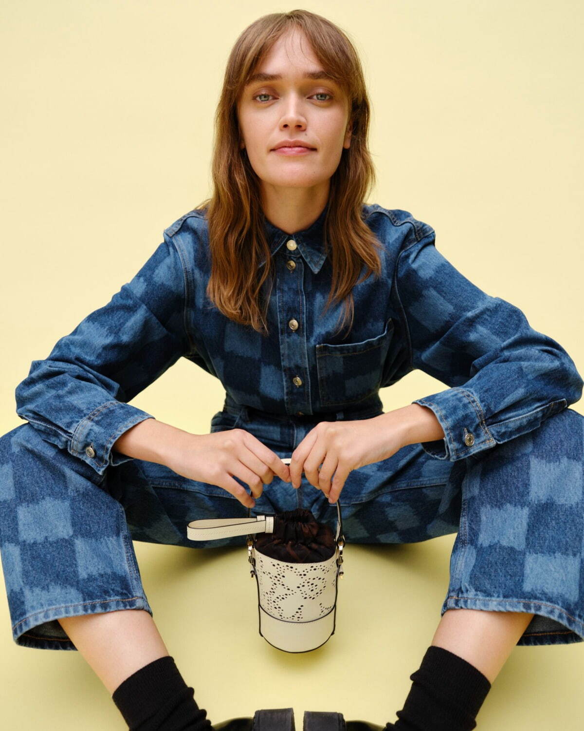 【25AW】marimekko マリメッコ/Somasti Unikko デニムワンピース 2023SS】marimekko マリメッコ/ Liidokki Unikko ワンピース