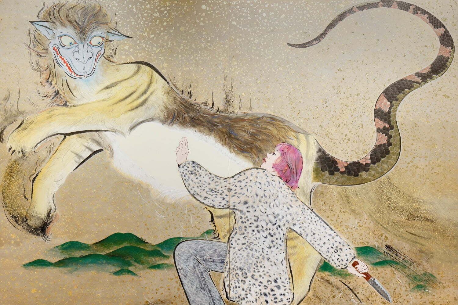 日本画家｜画家・松平莉奈の展覧会が埼玉県立近代美術館で、過去に学ぶ“コード”とスタイルの確立“モード”を探る