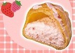 セブン-イレブンの「苺スイーツ」果肉入りシュークリーム＆いちごミルクのクリーム大福｜写真1