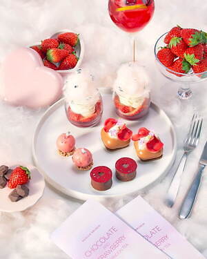 チョコレート×苺アフタヌーンティーがマーサーブランチで、“苺チョコあふれる”フレンチトースト付き｜写真5