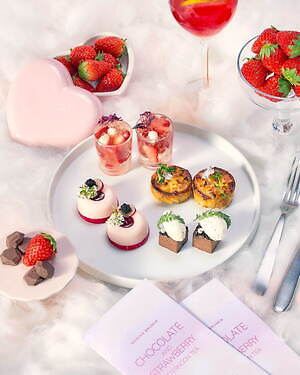 チョコレート×苺アフタヌーンティーがマーサーブランチで、“苺チョコあふれる”フレンチトースト付き｜写真4