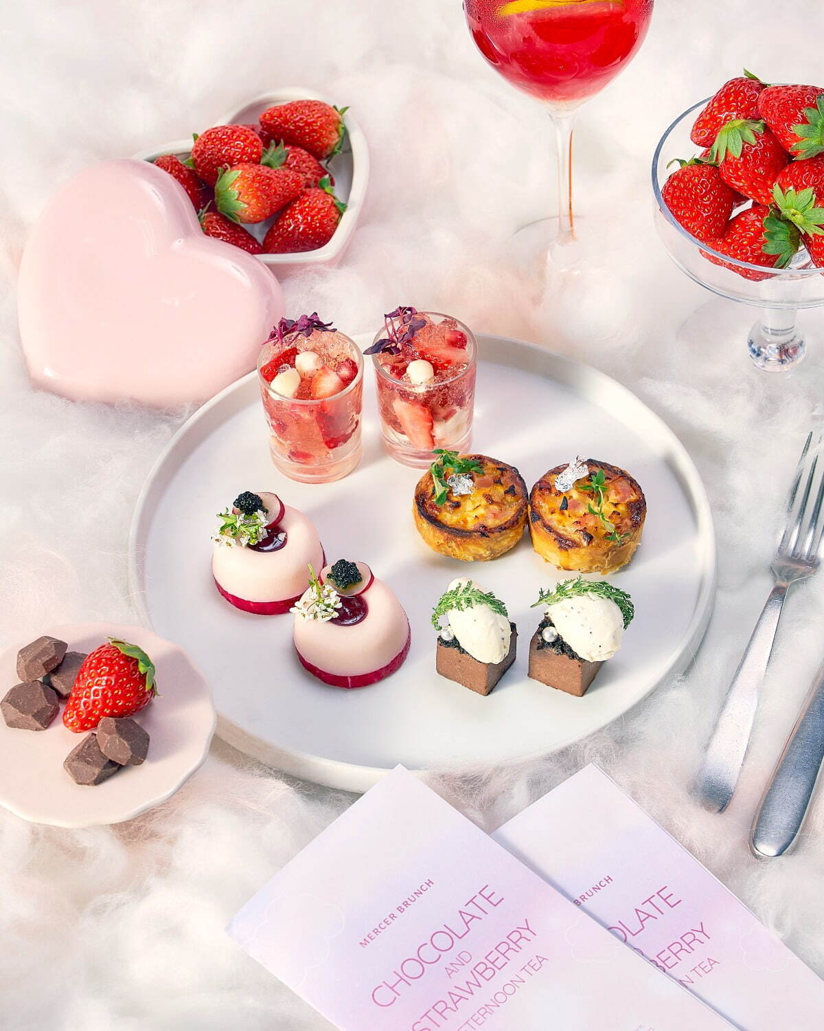 チョコレート×苺アフタヌーンティーがマーサーブランチで、“苺チョコあふれる”フレンチトースト付き|写真4