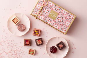 ベルアメール 京都別邸25年バレンタインチョコ、“あまおう苺”ショコラ＆黒糖きな粉など和素材ボンボン｜写真3