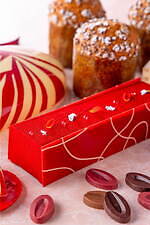 ヒルトン東京25年バレンタイン“ゼブラ柄”ハートショコラボックス＆酒粕香る真っ赤なテリーヌショコラ｜写真5