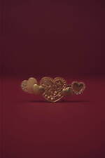 ミュシャ財団公式ブランドから“ハート型キルト”のバレンタイン限定バッグ、薔薇描いたヘアアクセも｜写真18