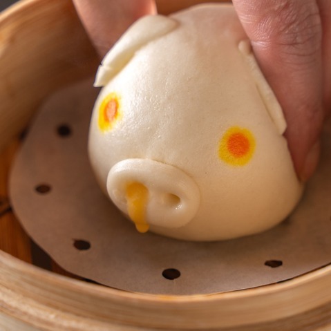 香港発の点心レストラン「ディムディムサム」東京・新宿マルイに上陸、“豚の顏”カスタード饅や蒸し餃子など｜写真3