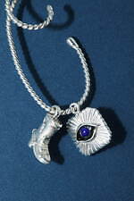 TOGA“魔除け”ジュエリー、シルバー×天然石の目モチーフピアスや猫チャーム付きネックレス｜写真8