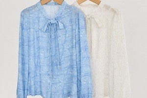 ヨックモック×ロペピクニック、クッキー缶デザインの花柄ブラウス＆“スイーツ着想”ニット