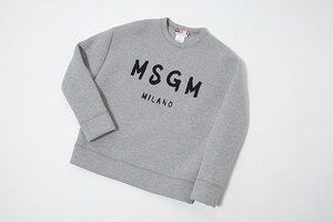 MSGM MILANO ロゴスウェット ホワイト MSGM ロゴ スウェットシャツ | ホワイト | FARFETCH JP
