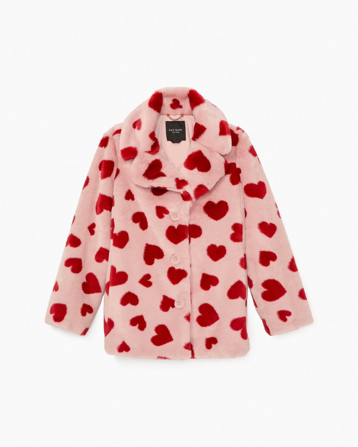 ケイトスペード kate spade ハート型 ショルダーバッグ レッド