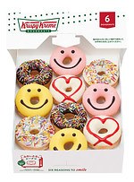 クリスピー・クリーム・ドーナツ2025年バレンタイン、ハート＆スマイルのミニチョコドーナツ｜写真1