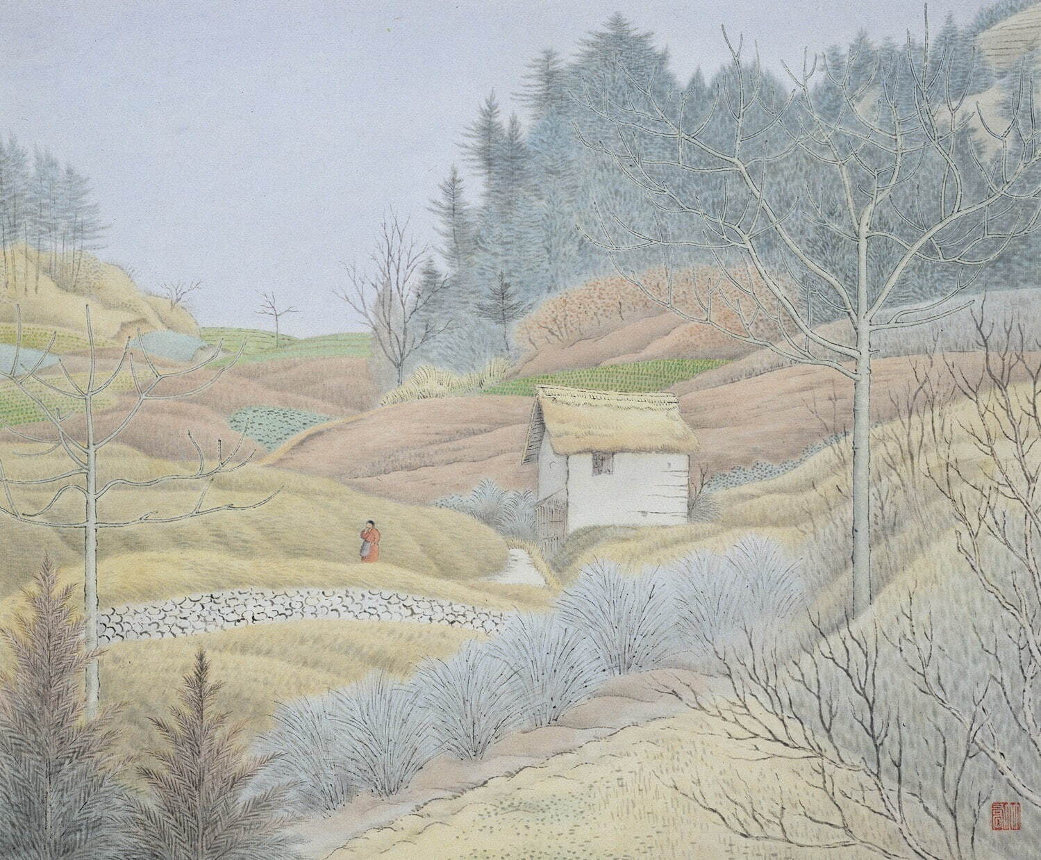 小野竹喬 《冬日帖》 昭和3年(1928年) 京都市美術館蔵