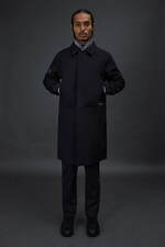 デサント オルテライン×ジョウンド、“くすみブルー”差し色の高耐水パーカ＆ロングコート｜写真34