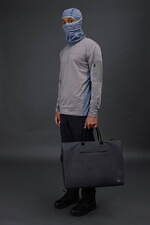 デサント オルテライン×ジョウンド、“くすみブルー”差し色の高耐水パーカ＆ロングコート｜写真13