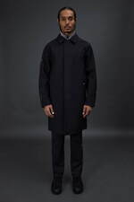 デサント オルテライン×ジョウンド、“くすみブルー”差し色の高耐水パーカ＆ロングコート｜写真53