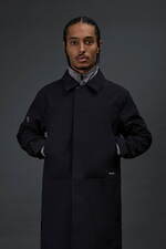 デサント オルテライン×ジョウンド、“くすみブルー”差し色の高耐水パーカ＆ロングコート｜写真33