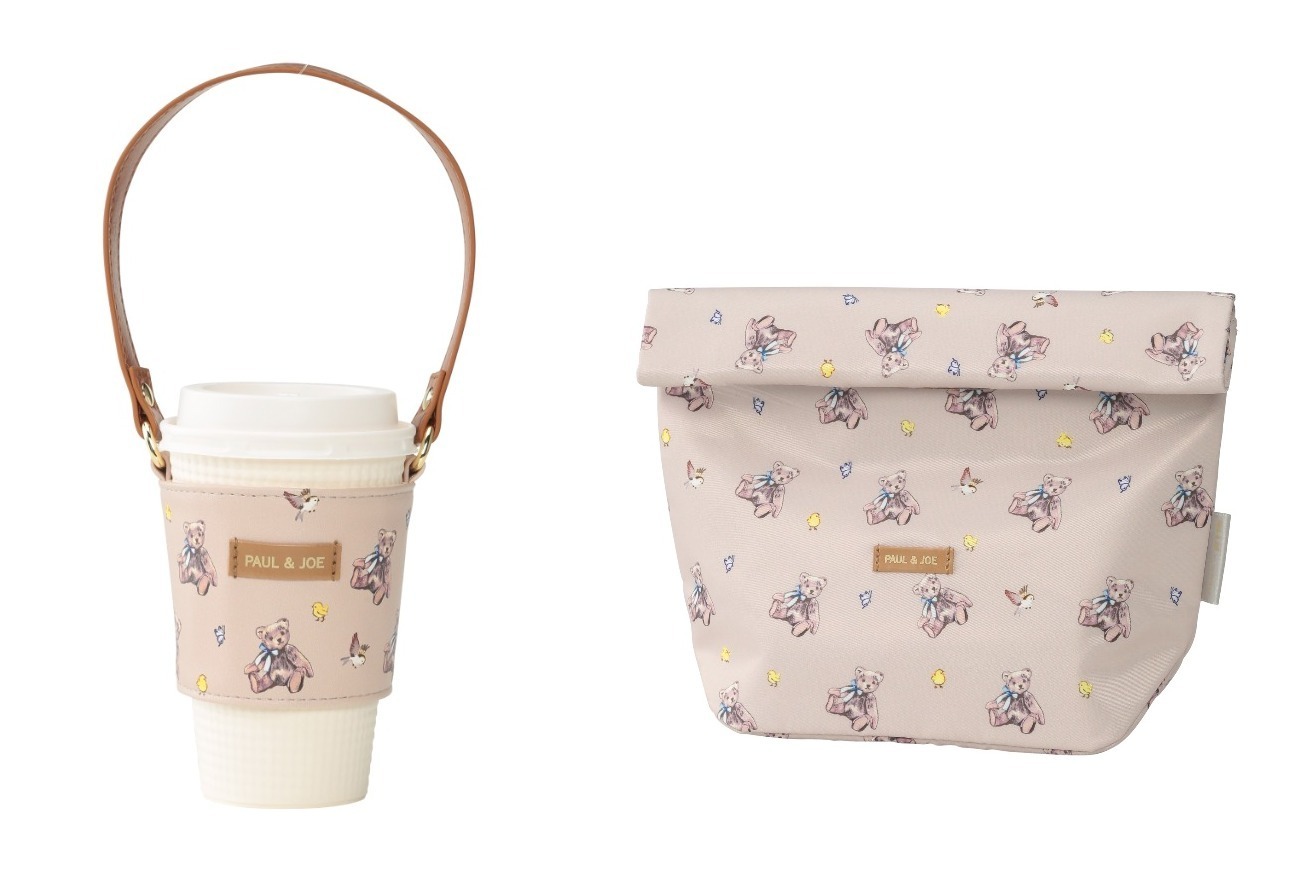テディベア｜ポール ＆ ジョー、ランチタイムを彩るテディベア柄ボトルホルダーや弁当ポーチ