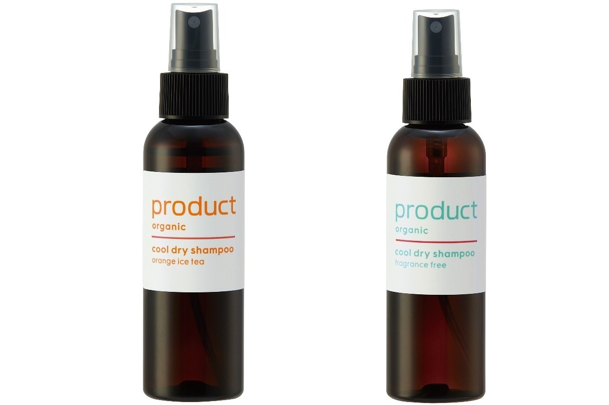 オーガニックコスメ｜ザ・プロダクト25年春ヘアケア“体感-5℃”ひんやりドライシャンプー、オレンジアイスティーの香りで