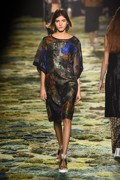 ドリス ヴァン ノッテン(DRIES VAN NOTEN) 2015年春夏ウィメンズコレクション シルエット - 写真54