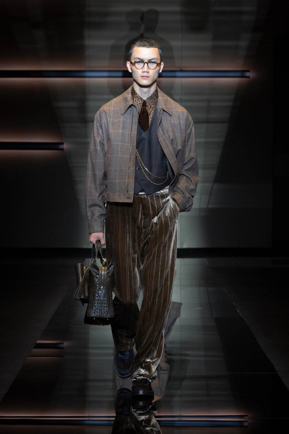 エンポリオ アルマーニ(EMPORIO ARMANI) 2025-26年秋冬メンズコレクション  - 写真24