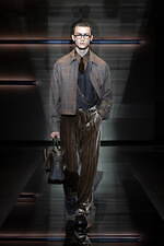 エンポリオ アルマーニ 2025年秋冬メンズコレクション - 魅惑、格調と親密｜写真24