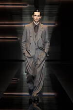 エンポリオ アルマーニ 2025年秋冬メンズコレクション - 魅惑、格調と親密｜写真34