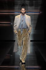 エンポリオ アルマーニ 2025年秋冬メンズコレクション - 魅惑、格調と親密｜写真56