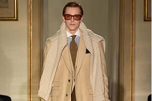 ダンヒル 2025年秋冬コレクション - テーラリング、構築性の華やぎ