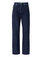 オニツカタイガーのデニムシリーズ、“イエロー染色”のジャケット＆手刷りプリントのスウェット｜写真13