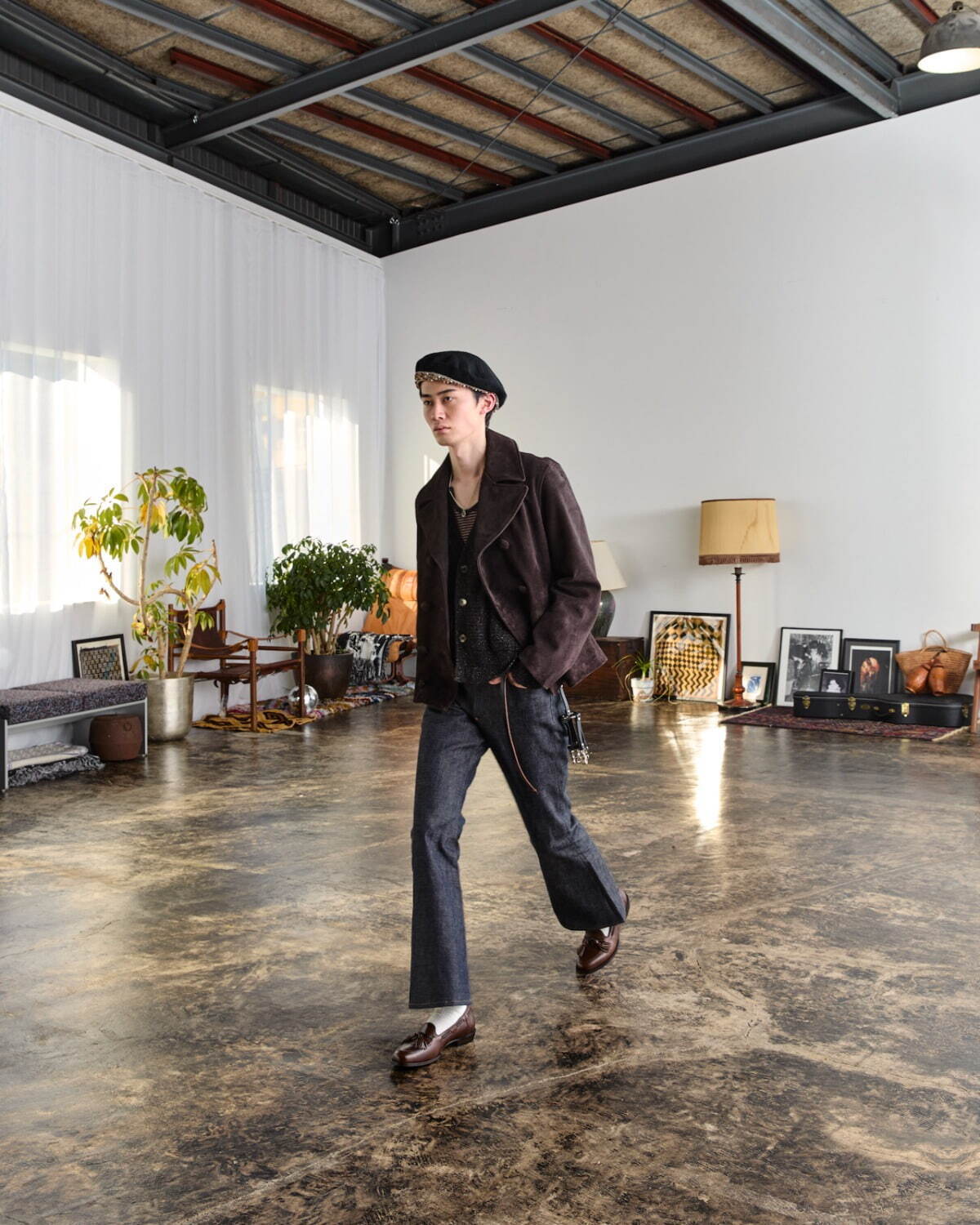 SUGARHILL シュガーヒル 21AW ストライプ アノラック 長袖