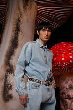 MSGM 25-26年秋冬メンズコレクション - 境界線を曖昧にする“ウサギ”に導かれて｜写真21