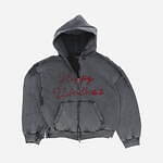 バレンシアガのバレンタインウェア、“口紅の手書きメッセージ風”ロゴ入りフーディーやTシャツ｜写真1