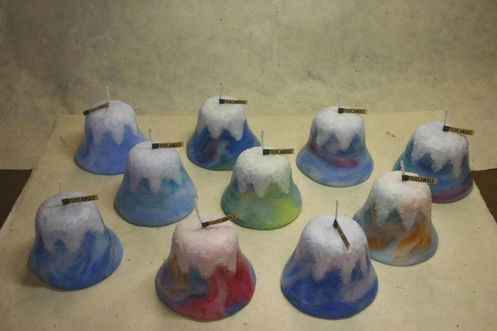 富士山型！手びねりキャンドル工房  体験料：500円