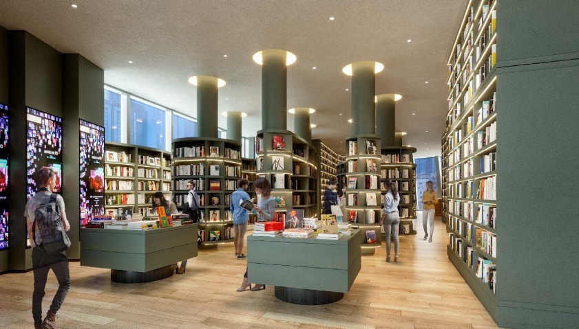 虎ノ門ヒルズ ステーションタワー「グラスロック」丸善ジュンク堂書店の新業態など7店舗の新施設｜写真1