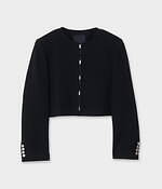 チノのブラックフォーマルウェア、ファンシーツイードのショート丈ジャケット＆新色“ネイビー”パンツ｜写真3