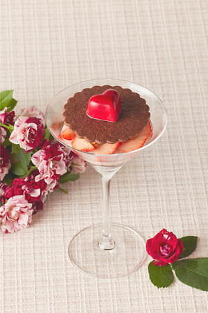 ウェスティンホテル横浜のバレンタインアフタヌーンティー、苺×ショコラのタルトやハートチョコ入りパフェ|写真8