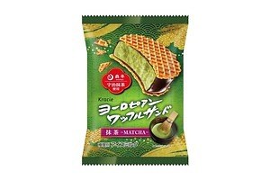 「ヨーロピアンワッフルサンド 抹茶」“森半”宇治抹茶アイス×サクサク食感ワッフル｜写真1