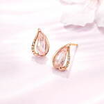 4℃の桜ジュエリー、“花びら舞う”ローズクォーツネックレスや“夜桜”ピアスなど｜写真4