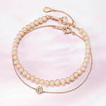 4℃の桜ジュエリー、“花びら舞う”ローズクォーツネックレスや“夜桜”ピアスなど｜写真15