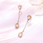 4℃の桜ジュエリー、“花びら舞う”ローズクォーツネックレスや“夜桜”ピアスなど｜写真5