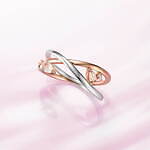 4℃の桜ジュエリー、“花びら舞う”ローズクォーツネックレスや“夜桜”ピアスなど｜写真21