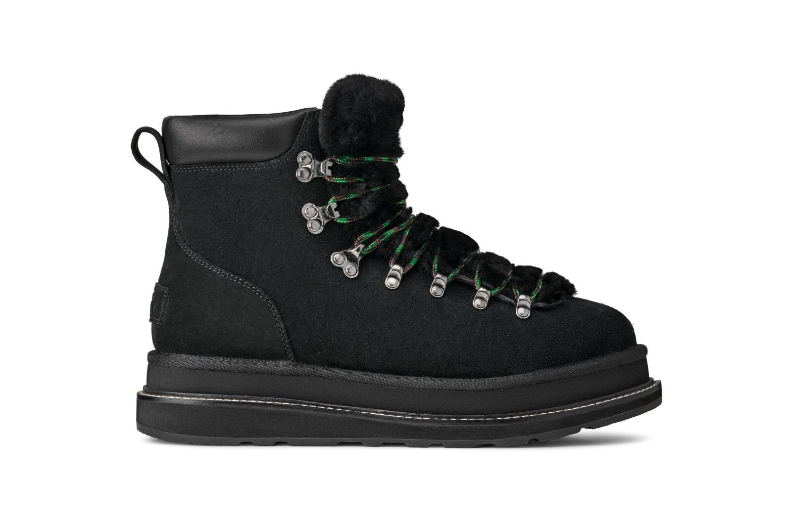 UGG & sacaiのローファー＆ブーツ、もこもこシアリングでボリュームアップ｜写真12