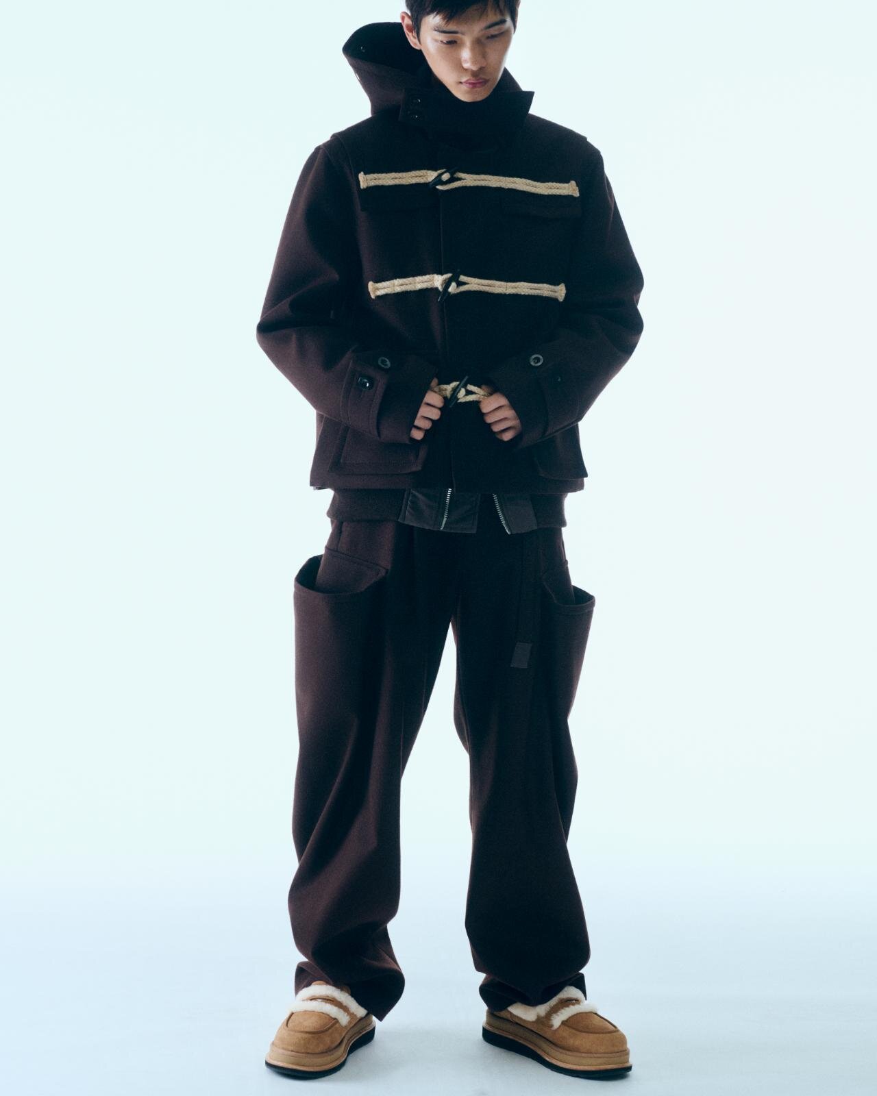 UGG & sacaiのローファー＆ブーツ、もこもこシアリングでボリュームアップ｜写真7