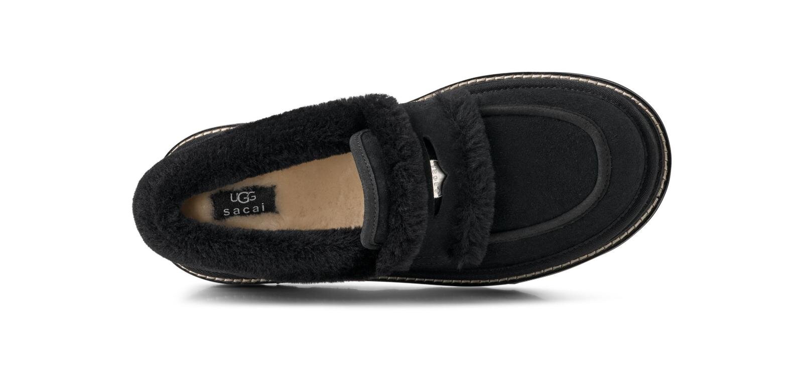 UGG & sacaiのローファー＆ブーツ、もこもこシアリングでボリュームアップ｜写真25