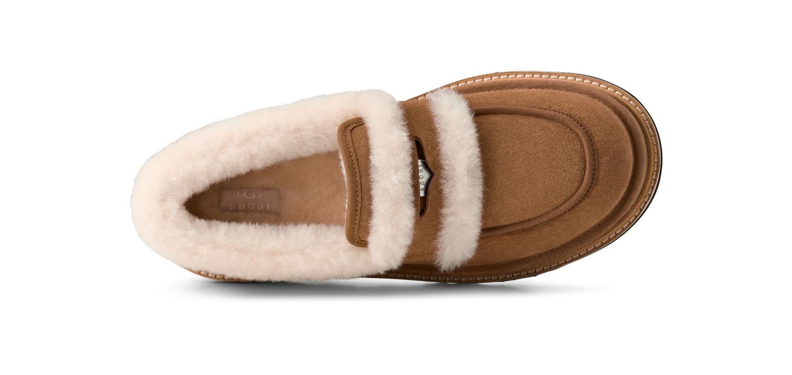UGG & sacaiのローファー＆ブーツ、もこもこシアリングでボリュームアップ｜写真21
