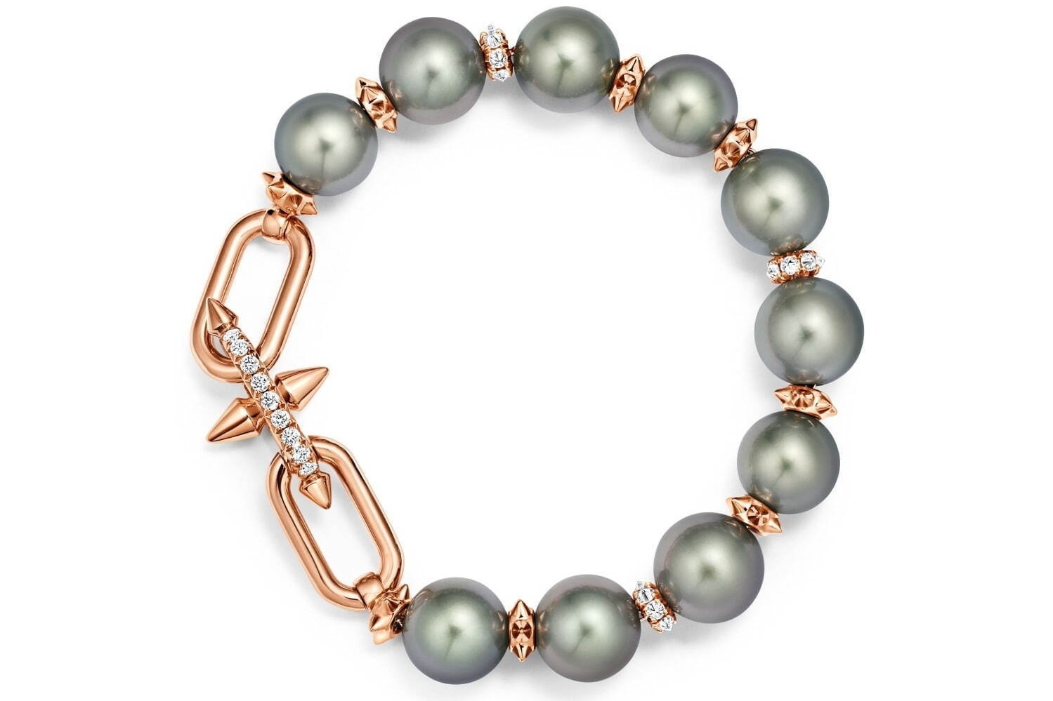 ティファニー×ファレル・ウィリアムス“海神ポセイドンの槍”着想ジュエリー、グレーパールのピアスなど