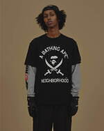 ネイバーフッド×ア ベイシング エイプ、“モノトーン”カモ柄アウターや2WAYシャークフーディー｜写真3