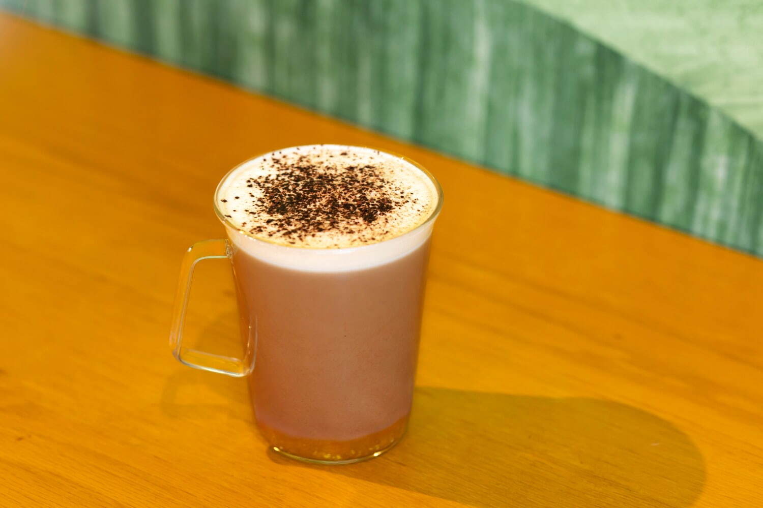 「カフェ モカ」
ホイップなし＋ココアパウダー追加＋シトラス果肉追加